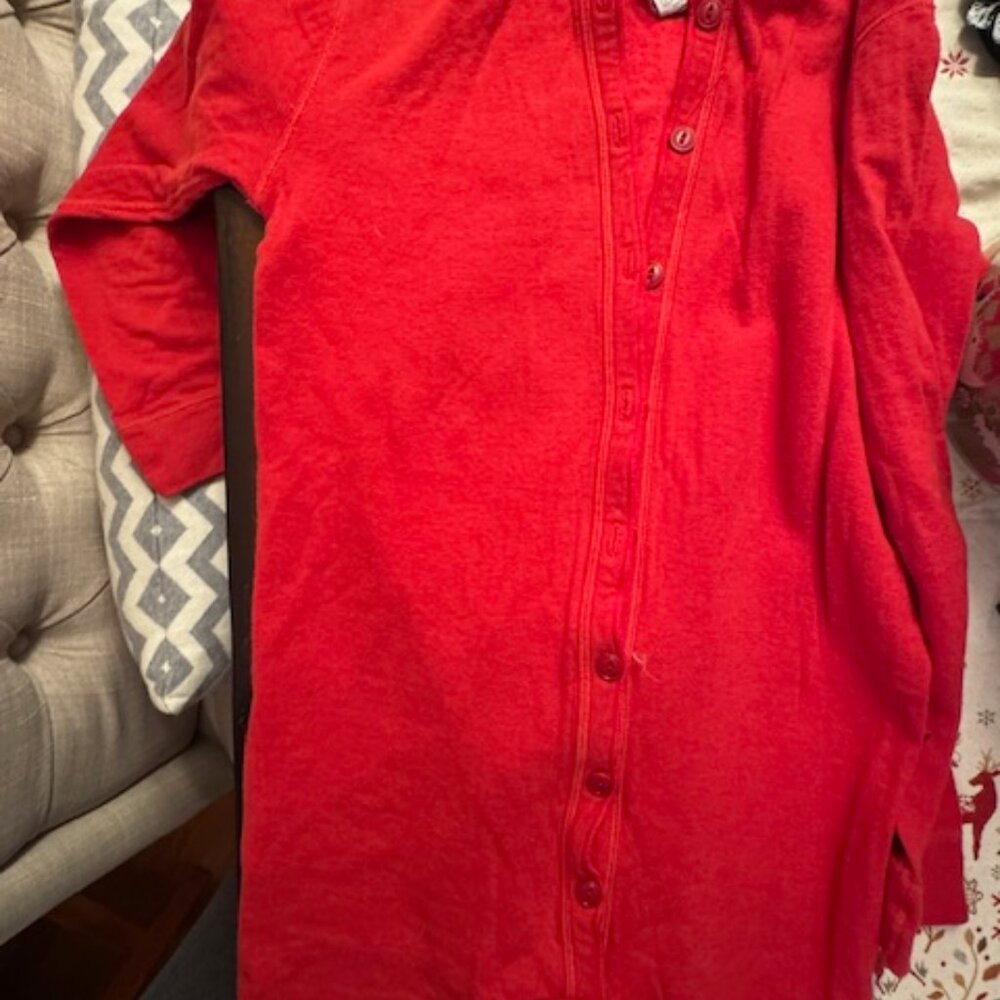 LL BEAN Red Ladies UNION Suit - Picture 3 of 4